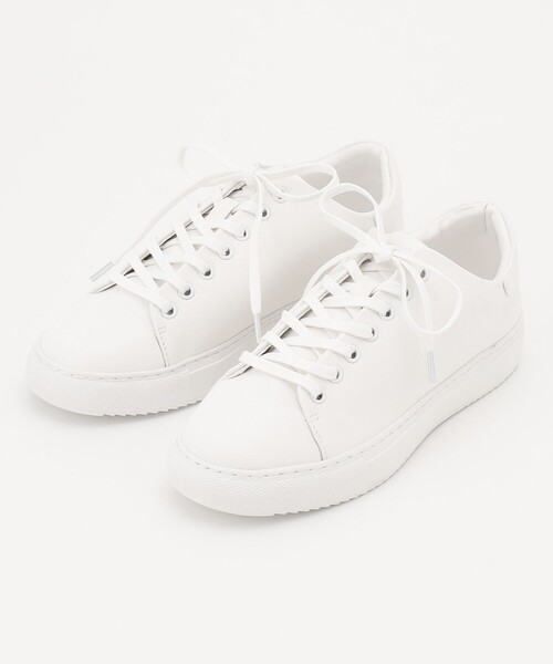 J.PRESS（ジェイプレス）の「【軽量】エコレザー スニーカー（スニーカー・レディース・ホワイト系/ライトグレー系・24.5/23.5/22.5）」の17枚目の写真