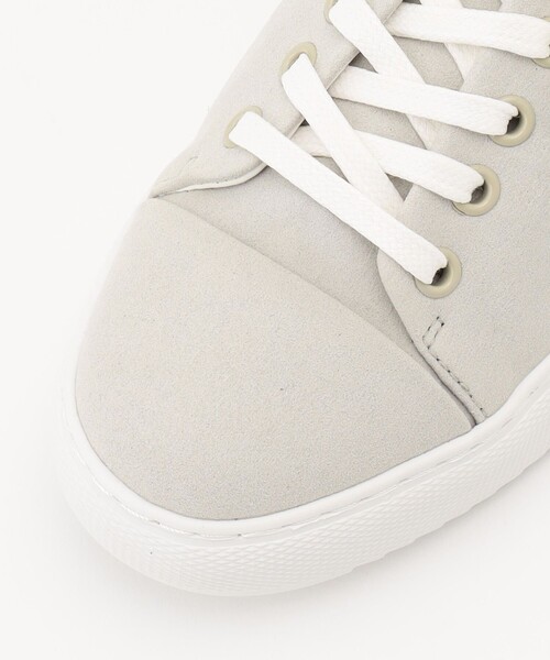 J.PRESS（ジェイプレス）の「【軽量】エコレザー スニーカー（スニーカー・レディース・ホワイト系/ライトグレー系・24.5/23.5/22.5）」の22枚目の写真