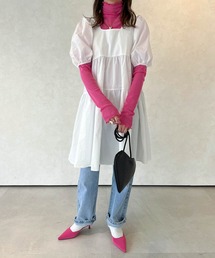 lala Born（ララボーン）の「lalaBorn/バックリボンミニワンピース（ワンピース）」