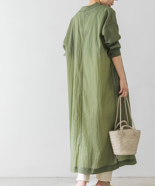 URBAN RESEARCH（アーバンリサーチ）の「撥水ショールカラーガウン（その他アウター・レディース・カーキ/キャメル・FREE）」の15枚目の写真