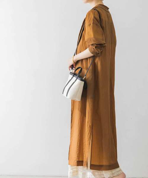 URBAN RESEARCH（アーバンリサーチ）の「撥水ショールカラーガウン（その他アウター・レディース・カーキ/キャメル・FREE）」の16枚目の写真