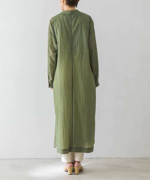 URBAN RESEARCH（アーバンリサーチ）の「撥水ショールカラーガウン（その他アウター・レディース・カーキ/キャメル・FREE）」の17枚目の写真