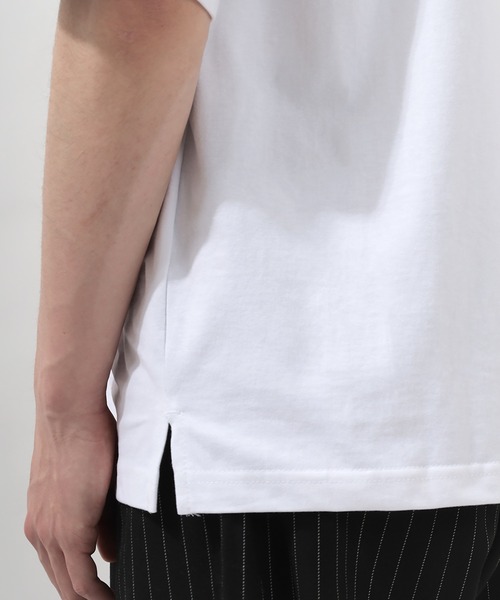 SlashDate（スラッシュデイト）の「オーバーサイズ USAコットン 半袖Tシャツ（Tシャツ/カットソー・メンズ・ホワイト/グリーン系その他/ブラック/ベージュ/ピンク系その他/ダークブルー/グレー・M/L/XL）」の17枚目の写真