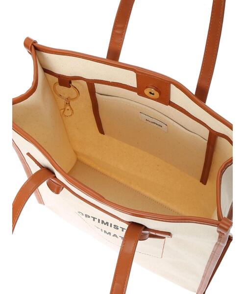 koe(コエ)の「キャンバスノットトートバッグ*(トートバッグ・レディース・ダークブラウン/ブラウン・FREE)」の9枚目の写真