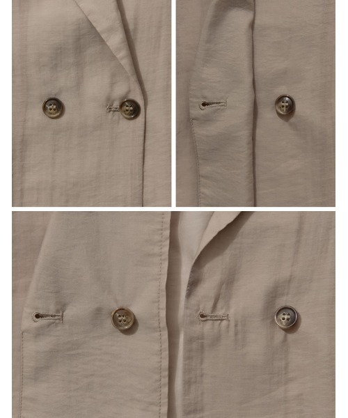 Re:EDIT（リエディ）の「ソフトオーガンジーシアー半袖シャツ（シャツ/ブラウス・レディース・ピンク/グレイッシュベージュ/ブラック・MEDIUM/LARGE）」の15枚目の写真