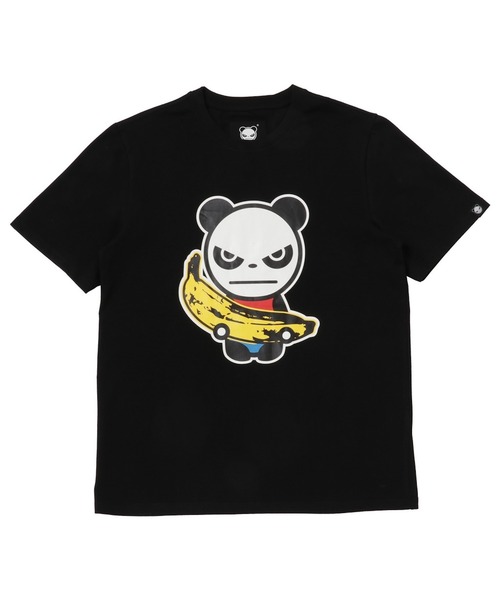 HIPANDA ハイパンダ メンズ HIPANDA&バナナ・プリント 半袖Tシャツ（Tシャツ/カットソー）｜HIPANDA（ハイパンダ）