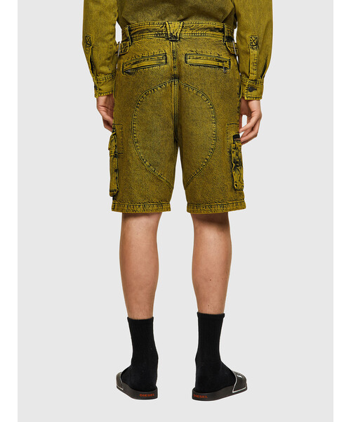 DIESEL(ディーゼル)の「メンズ パンツ デニム ショートパンツ オーバーダイ(その他パンツ・メンズ・イエロー・30inch/28inch/34inch/32inch/36inch)」の6枚目の写真