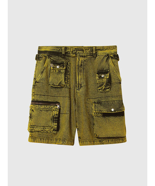 DIESEL(ディーゼル)の「メンズ パンツ デニム ショートパンツ オーバーダイ(その他パンツ・メンズ・イエロー・30inch/28inch/34inch/32inch/36inch)」の5枚目の写真