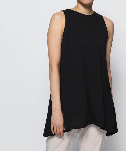 HEREIAM(ヘレイアム)の「【HEREIAM】レースアップタンク(タンクトップ・レディース・ブラック/ホワイト・FREE)」の2枚目の写真