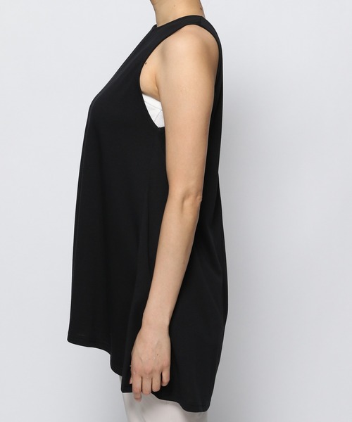 HEREIAM(ヘレイアム)の「【HEREIAM】レースアップタンク(タンクトップ・レディース・ブラック/ホワイト・FREE)」の6枚目の写真