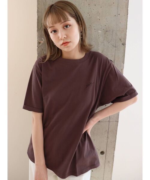 MURUA（ムルーア）の「【MURUA×山代エンナ】プリントTシャツ（Tシャツ/カットソー・レディース・ホワイト/ブラック/パープル・FREE）」の18枚目の写真