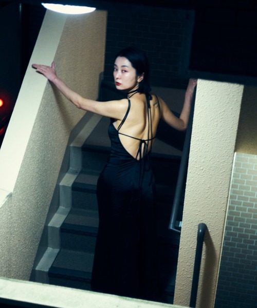 HIROSAI（ヒロサイ）の「Aライン ロングキャミワンピース（ワンピース