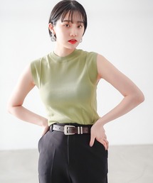 PAGEBOY | ハイネックニットフレンチスリーブ(ニット/セーター)