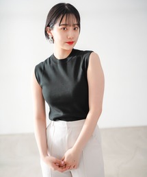 PAGEBOY | ハイネックニットフレンチスリーブ(ニット/セーター)