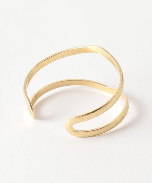 green label relaxing（グリーンレーベルリラクシング）の「CFC メタル Wライン バングル（バングル/リストバンド・レディース・ゴールド/シルバー・FREE）」の5枚目の写真