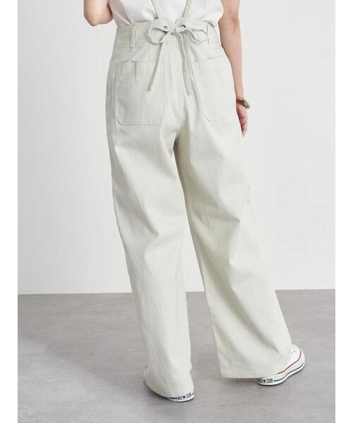 earth music&ecology（アースミュージックアンドエコロジー）の「2WAYサス付きパンツ ＊（その他パンツ・レディース・ミント/ピンクベージュ/ホワイト系その他2・S/M）」の8枚目の写真