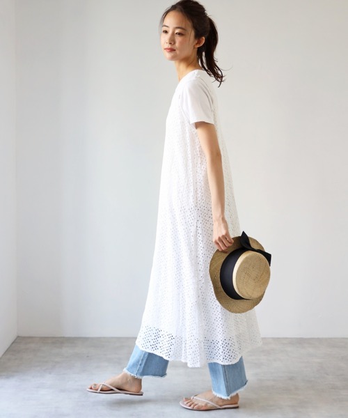 deux amour(ドゥーザムール)の「インドキャミセットアップ(アンサンブル・レディース・ホワイト/ブラック/ネイビー/ブラウン・MEDIUM)」の8枚目の写真