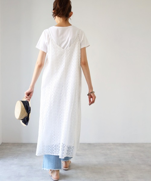 deux amour(ドゥーザムール)の「インドキャミセットアップ(アンサンブル・レディース・ホワイト/ブラック/ネイビー/ブラウン・MEDIUM)」の10枚目の写真