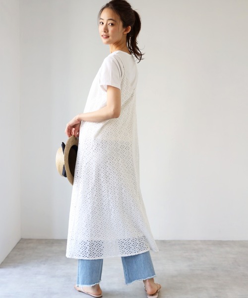 deux amour(ドゥーザムール)の「インドキャミセットアップ(アンサンブル・レディース・ホワイト/ブラック/ネイビー/ブラウン・MEDIUM)」の9枚目の写真