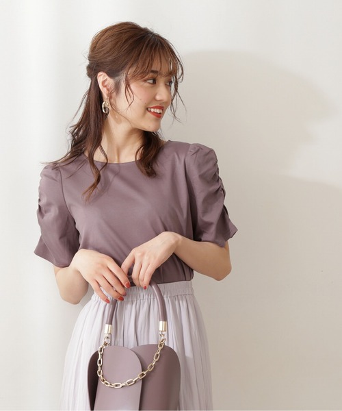 PROPORTION BODY DRESSING（プロポーションボディドレッシング）の「＜Ｅ＞バックオープンスムースカットソー / 1211267701（Tシャツ/カットソー・レディース・ブルー系その他/ホワイト系その他/ダークグレー・SMALL/MEDIUM）」の2枚目の写真