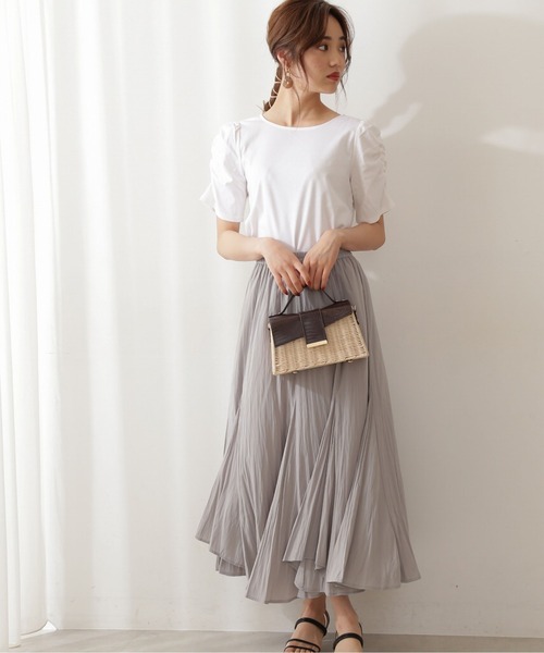 PROPORTION BODY DRESSING（プロポーションボディドレッシング）の「＜Ｅ＞バックオープンスムースカットソー / 1211267701（Tシャツ/カットソー・レディース・ブルー系その他/ホワイト系その他/ダークグレー・SMALL/MEDIUM）」の19枚目の写真