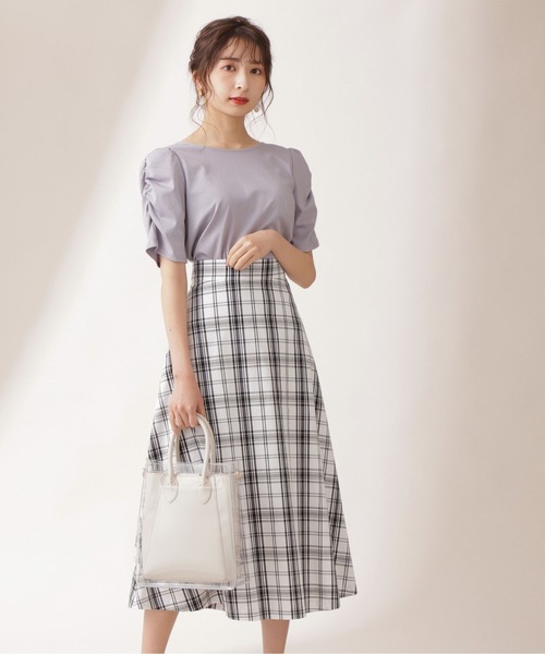 PROPORTION BODY DRESSING（プロポーションボディドレッシング）の「＜Ｅ＞バックオープンスムースカットソー / 1211267701（Tシャツ/カットソー・レディース・ブルー系その他/ホワイト系その他/ダークグレー・SMALL/MEDIUM）」の8枚目の写真