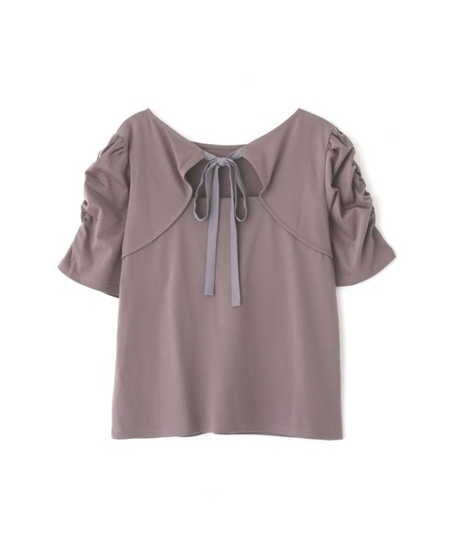PROPORTION BODY DRESSING（プロポーションボディドレッシング）の「＜Ｅ＞バックオープンスムースカットソー / 1211267701（Tシャツ/カットソー・レディース・ブルー系その他/ホワイト系その他/ダークグレー・SMALL/MEDIUM）」の14枚目の写真