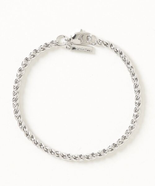 VANQUISH(ヴァンキッシュ)の「ROPE CHAIN BRACELET ~JAPAN MADE~(ブレスレット・メンズ・シルバー・FREE)」の2枚目の写真