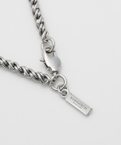VANQUISH(ヴァンキッシュ)の「ROPE CHAIN BRACELET ~JAPAN MADE~(ブレスレット・メンズ・シルバー・FREE)」の5枚目の写真