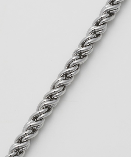 VANQUISH(ヴァンキッシュ)の「ROPE CHAIN BRACELET ~JAPAN MADE~(ブレスレット・メンズ・シルバー・FREE)」の6枚目の写真