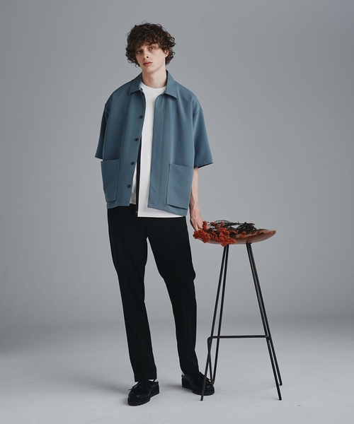 tk.TAKEO KIKUCHI（ティーケータケオキクチ）の「◆カラースリムストレートパンツ（その他パンツ・メンズ・ブラック/ダークグリーン/こしょう色系・01/02/03）」の11枚目の写真