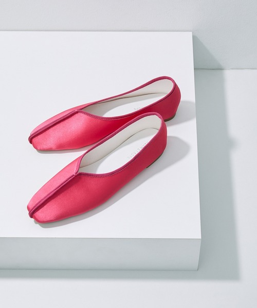 ADAM ET ROPE'（アダムエロペ）の「スクエアトゥチャイナシューズ（その他シューズ・レディース・ブラック/ピンク/グリーン/クリーム・38/36/37）」の4枚目の写真