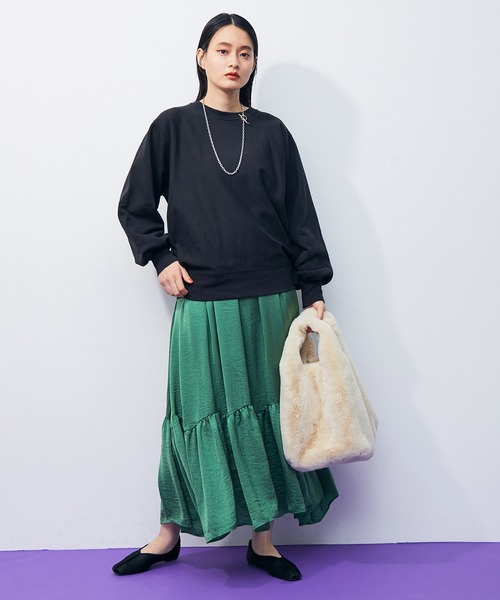 ADAM ET ROPE'（アダムエロペ）の「スクエアトゥチャイナシューズ（その他シューズ・レディース・ブラック/ピンク/グリーン/クリーム・38/36/37）」の9枚目の写真