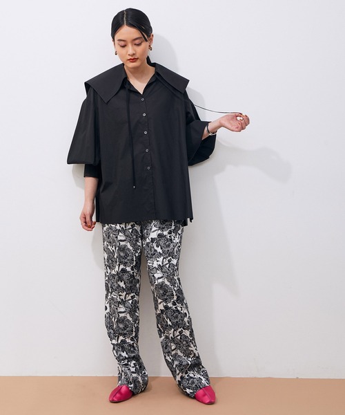 ADAM ET ROPE'（アダムエロペ）の「スクエアトゥチャイナシューズ（その他シューズ・レディース・ブラック/ピンク/グリーン/クリーム・38/36/37）」の20枚目の写真