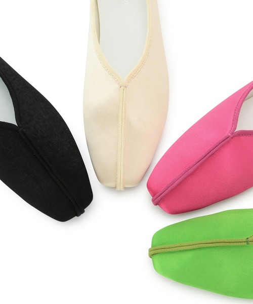 ADAM ET ROPE'（アダムエロペ）の「スクエアトゥチャイナシューズ（その他シューズ・レディース・ブラック/ピンク/グリーン/クリーム・38/36/37）」の15枚目の写真