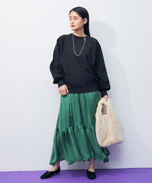 ADAM ET ROPE'（アダムエロペ）の「スクエアトゥチャイナシューズ（その他シューズ・レディース・ブラック/ピンク/グリーン/クリーム・38/36/37）」の11枚目の写真