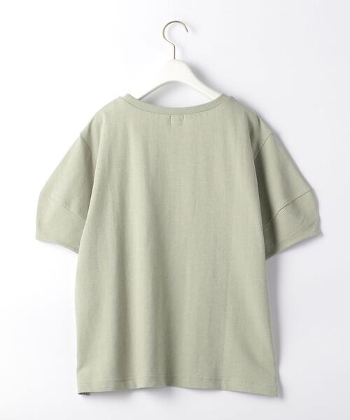 green label relaxing（グリーンレーベルリラクシング）の「ミニウラケ ソデ リッタイ プルオーバー カットソー（Tシャツ/カットソー・レディース・ブラック/オフホワイト/ライム・FREE）」の20枚目の写真