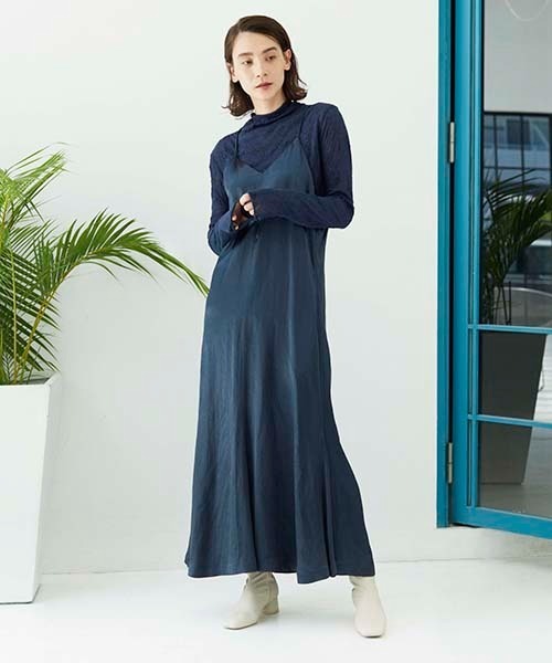 エミ emmi シアードレープワンピース emmi（エミ）の「シアードレープワンピース（ワンピース）」 - WEAR