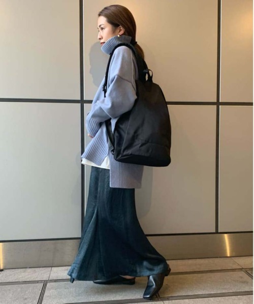 emmi（エミ）の「【emmi atelier】シアートップス付キャミワンピース（ワンピース・レディース・ブラック/ブルー/モカ・1/0）」の13枚目の写真