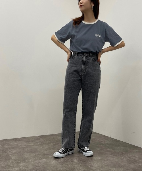 apres jour mignon(アプレジュールミニョン)の「リンガーTシャツ【ZOZOTOWN限定アイテム】(Tシャツ/カットソー・レディース・ダークグリーン/ボルドー/ダークブルー・X-LARGE/フリー)」の15枚目の写真