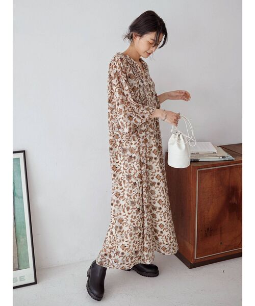 Ungrid(アングリッド)の「シアーフラワーワンピース(ワンピース・レディース・ブラック/アイボリー・FREE)」の9枚目の写真