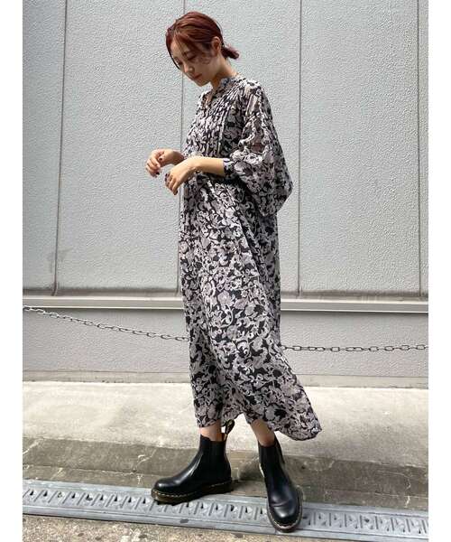 Ungrid(アングリッド)の「シアーフラワーワンピース(ワンピース・レディース・ブラック/アイボリー・FREE)」の18枚目の写真