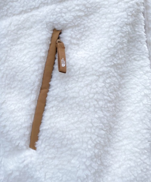 THE NORTH FACE（ザノースフェイス）の「THE NORTH FACE ザ・ノーフフェイス / ボアフリースフードジャケット RIMO HOOD FLEECE JACKET（ブルゾン・レディース・ブラック/チャコール/アイボリー/ピンク・M/L/XL/XXL/S/XS）」の22枚目の写真