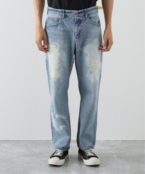 JOURNAL STANDARD relume(ジャーナルスタンダード レリューム)の「【WELLS/ウェルズ】ブリーチダメージデニム(デニムパンツ・メンズ・クリアブルー・SMALL/MEDIUM/LARGE)」の5枚目の写真