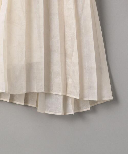 GHOSPELL（ゴスペル）の「＜GHOSPELL＞プリーツミニ ワンピース（ワンピース・レディース・オフホワイト・S）」の12枚目の写真