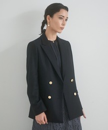 ANAYI | 【美人百花 12月号掲載】ツイルジャージダブルボタンジャケット(その他アウター)