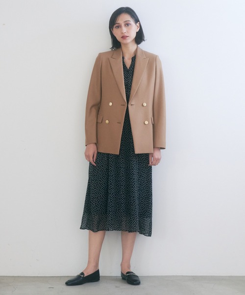 ANAYI（アナイ）の「【雑誌掲載】ツイルジャージダブルボタン