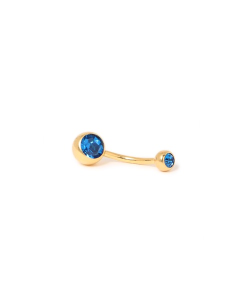 MORPH(モルフ)の「MORPH モルフ ネイブル ネイブル ボディーピアス 14ゲージ 13mm(ファースト)(ピアス(片耳用)・レディース・ライトブルー/スカイブルー/ブラック/ブルー/グリーン/ライトグリーン/クリア/レインボー/ラベンダー/バイオレット/ローズ/ライトピンク・13)」の7枚目の写真