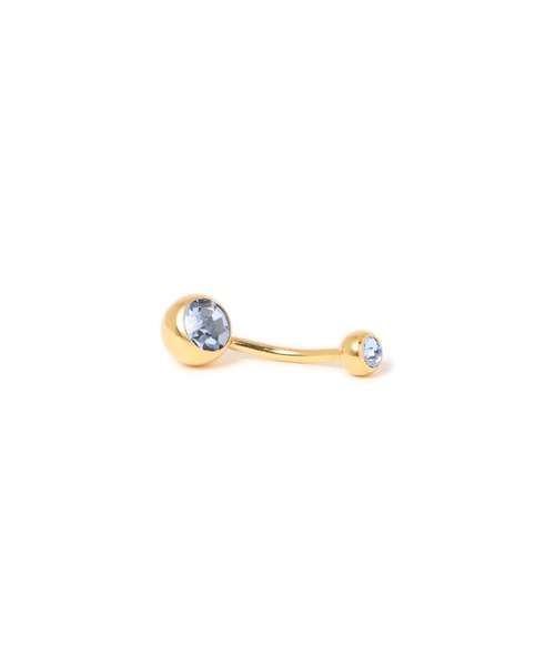 MORPH(モルフ)の「MORPH モルフ ネイブル ネイブル ボディーピアス 14ゲージ 13mm(ファースト)(ピアス(片耳用)・レディース・ライトブルー/スカイブルー/ブラック/ブルー/グリーン/ライトグリーン/クリア/レインボー/ラベンダー/バイオレット/ローズ/ライトピンク・13)」の6枚目の写真