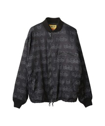HYSTERIC GLAMOUR | SKULL BORDER柄 リブジャケット(ブルゾン)